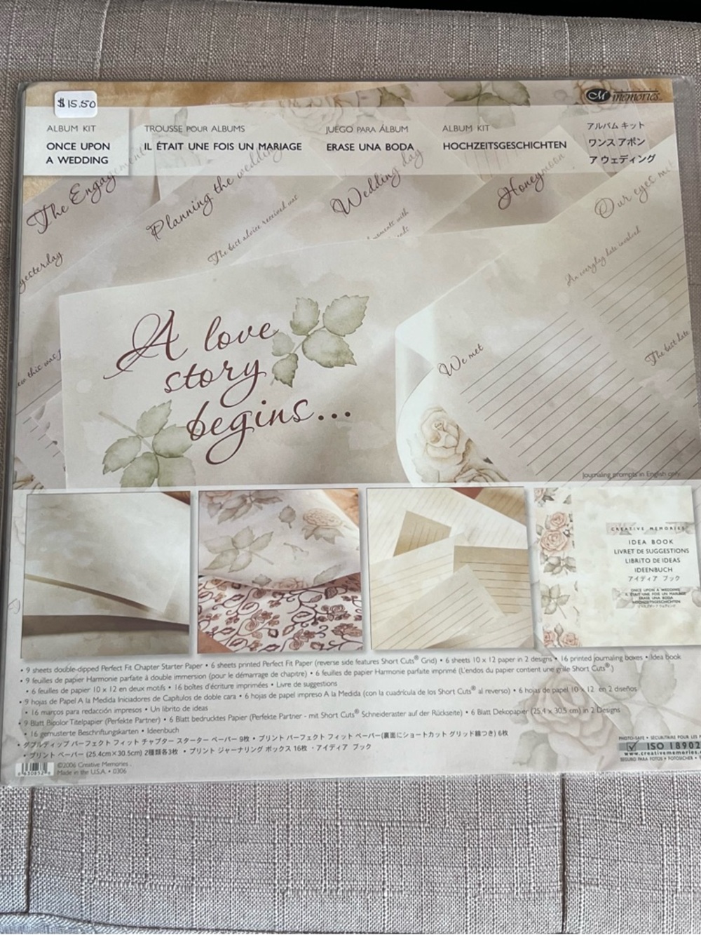 Once Upon A Wedding Album Kit